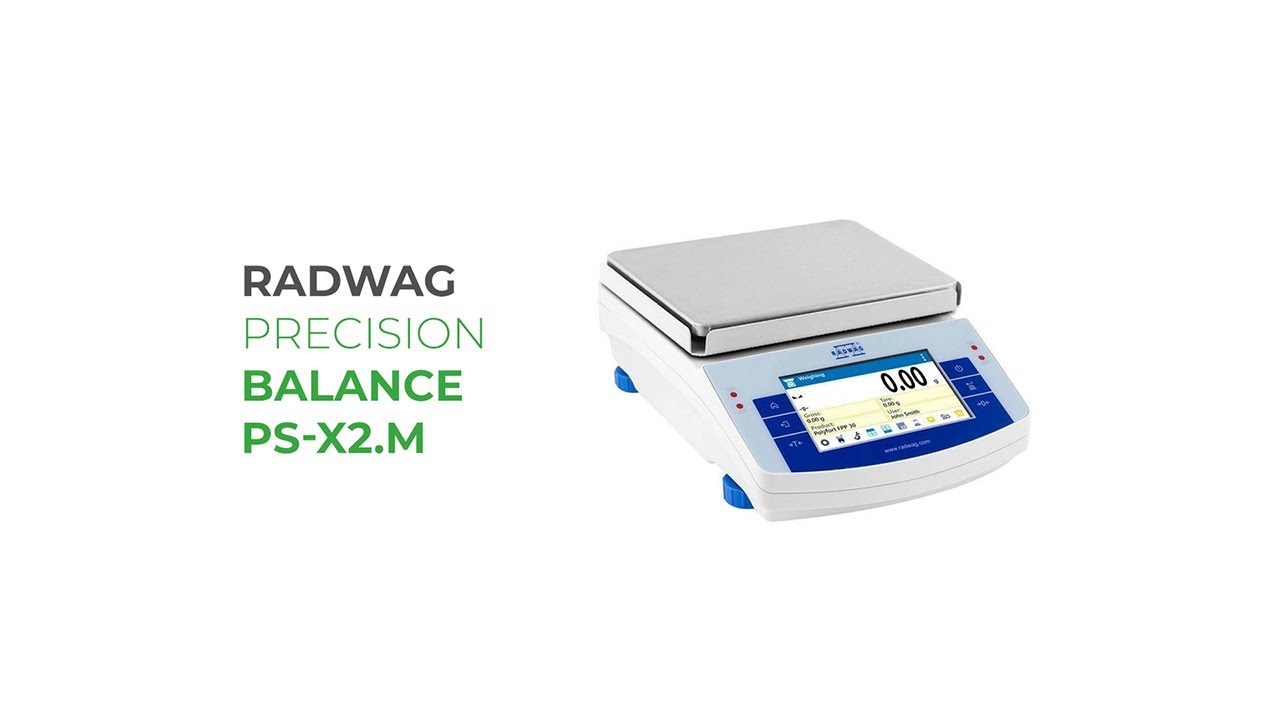 Radwag Precision Balance PS X2 M - Lasec® Training Video