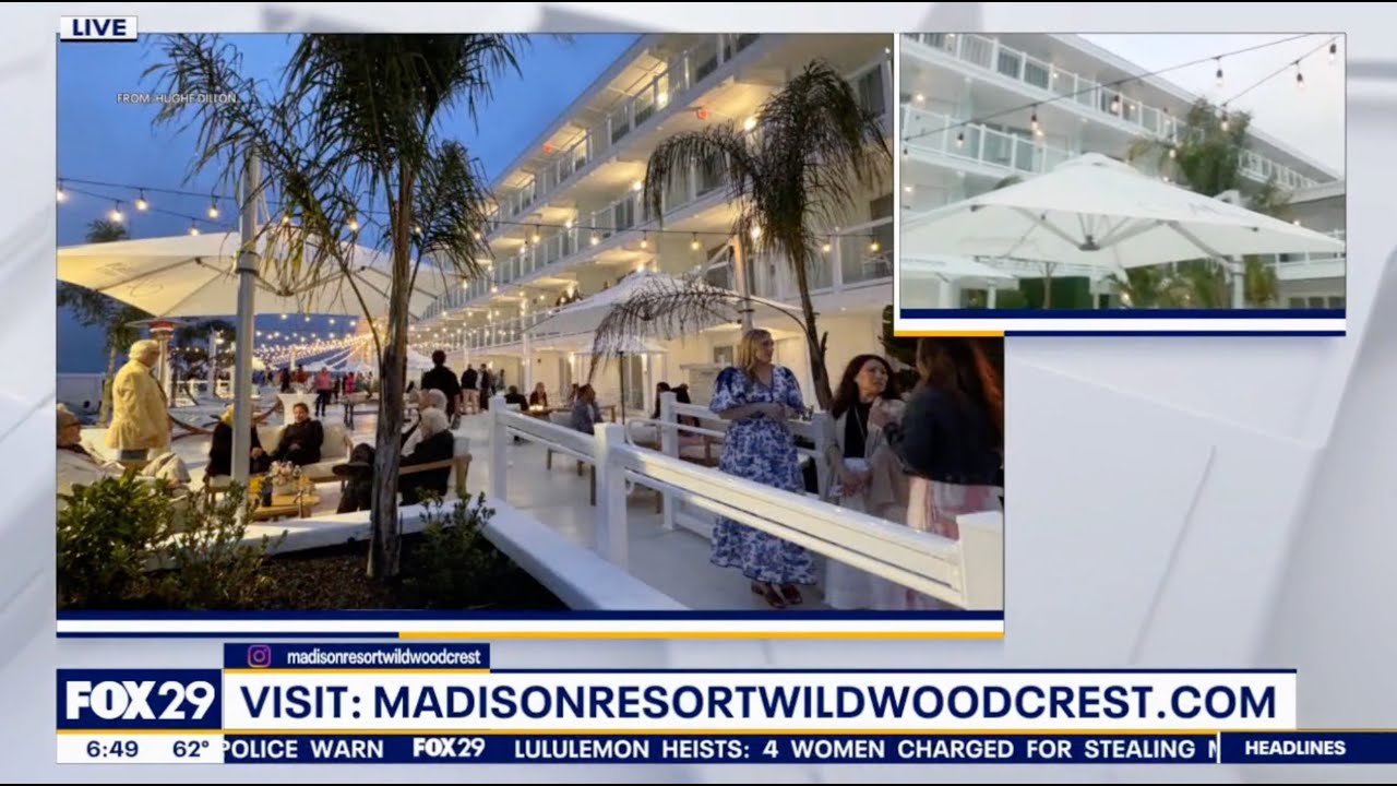 FOX 29 Visits Madison Resort in Wildwood Crest New Jersey
