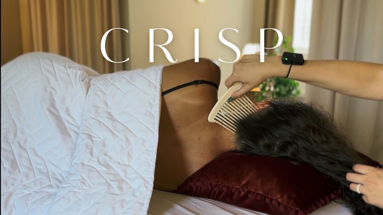 Relaxing ASMR Hair Play to Fall Asleep To | Brushing, Chopsticks, Scalp Massage [No Talking]