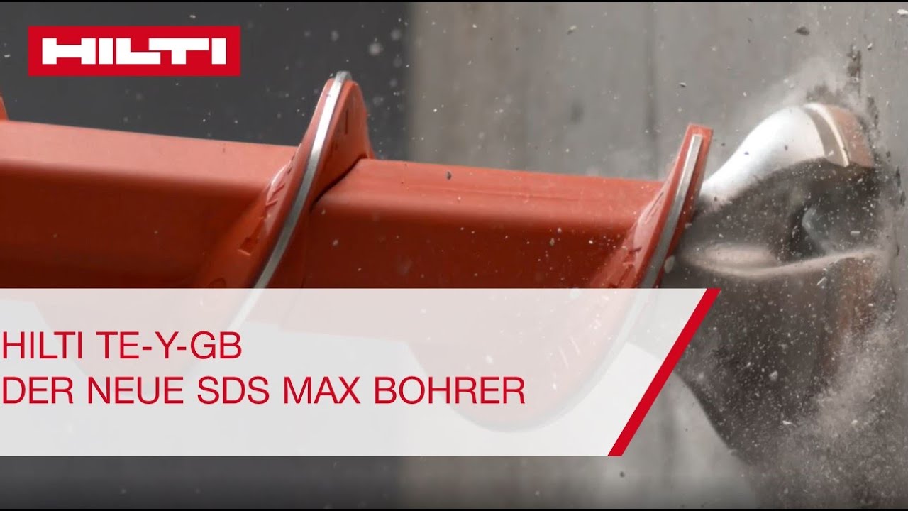 Hilti TE-Y-GB - Einf&uuml;hrung des neuen SDS Max Bohrers
