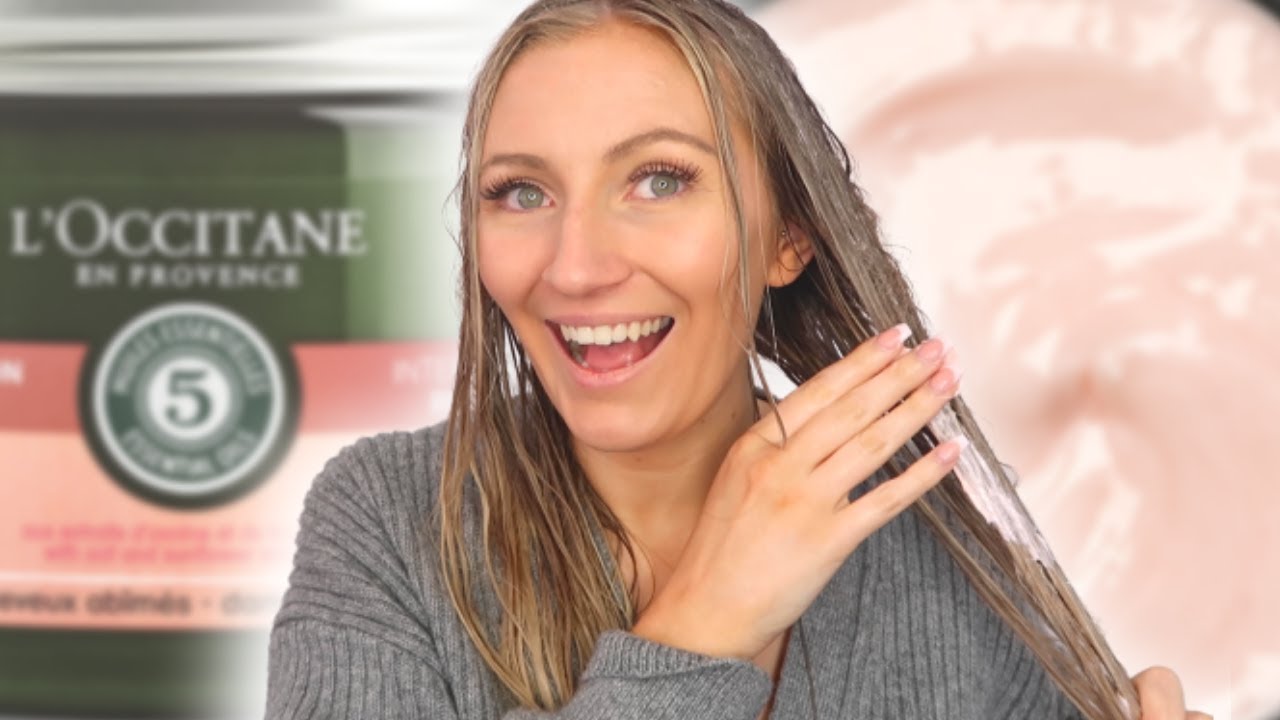 L'OCCITANE INTENSIVE REPAIR HAIR MASK REVIEW | NEW FAVOURITE HAIR MASK? PERFECT FOR DRY/DAMAGED HAIR