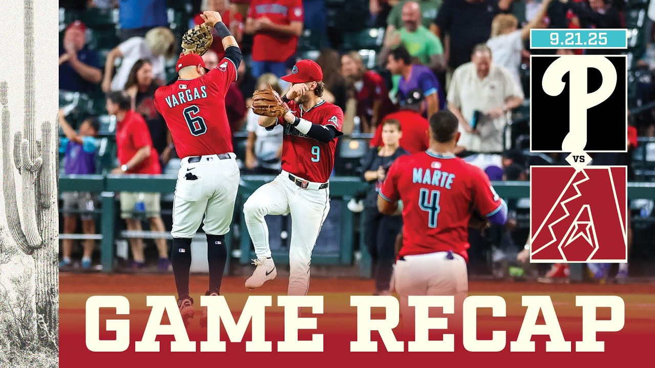 Phillies vs. D-backs Game Highlights (9/21/25) | MLB Highlights | Arizona Diamondbacks