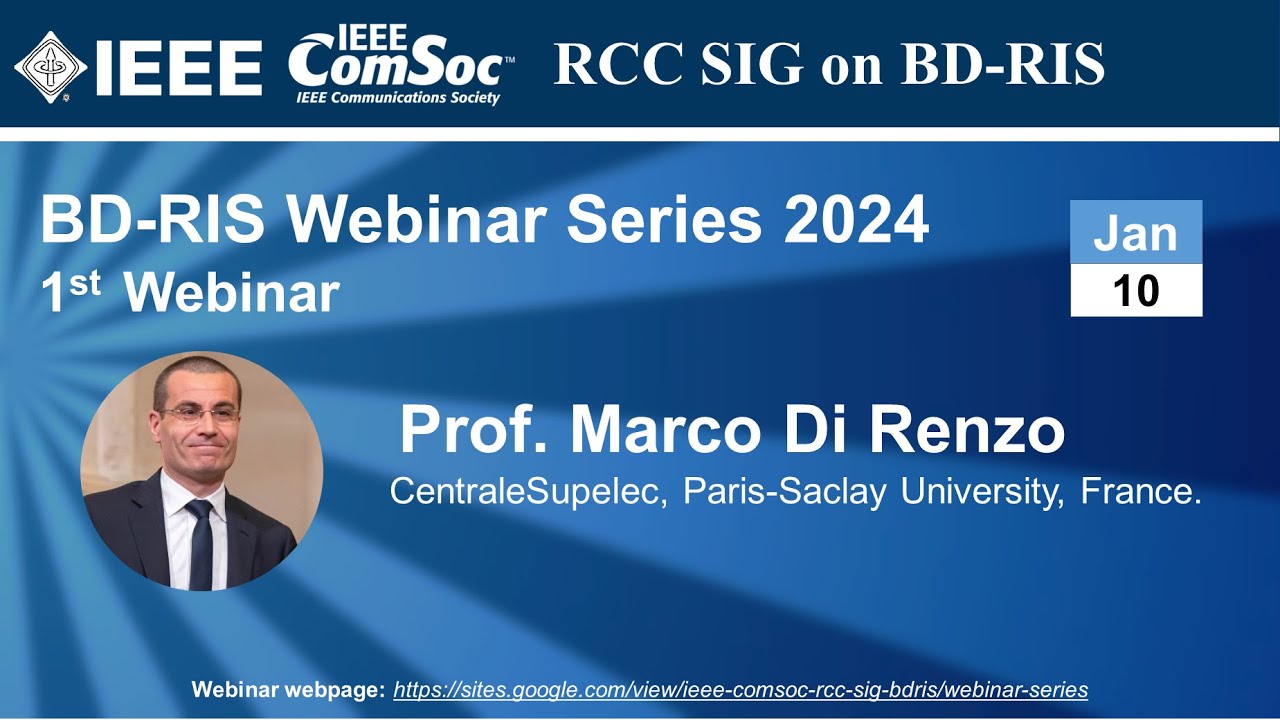 BD-RIS SIG Talk 1 - Prof. Marco Di Renzo