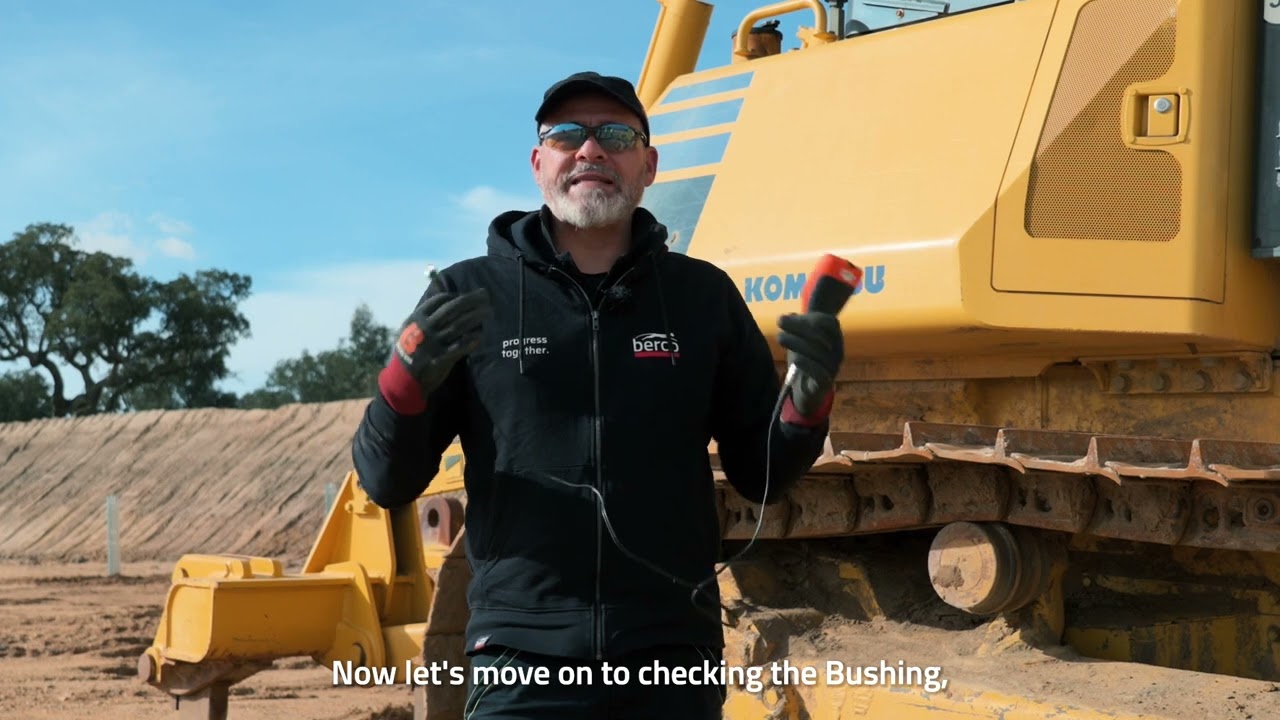 Berco tutorial - Dozer undercarriage inspection - sub EN