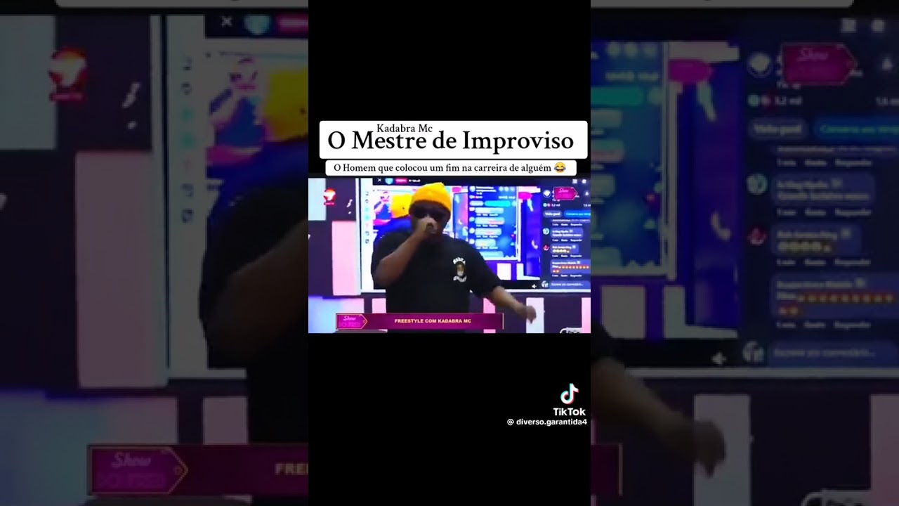 O kadabra mc um dos melhores raper de moz fas um frestyle no canal do fred