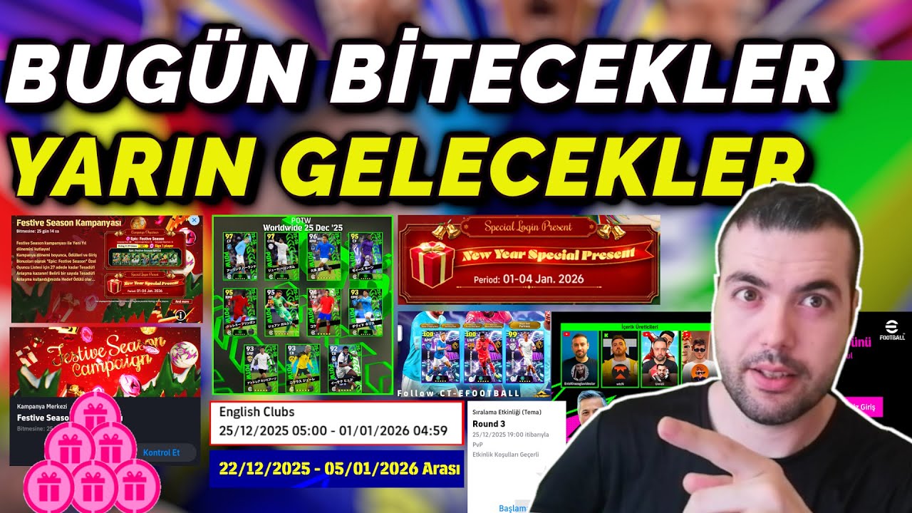 BUGÜN BİTECEKLER YARIN GELECEKLER🔥KAMPANYADA 2. HAFTAYA GEÇİYORUZ (eFootball 2026 Mobile)