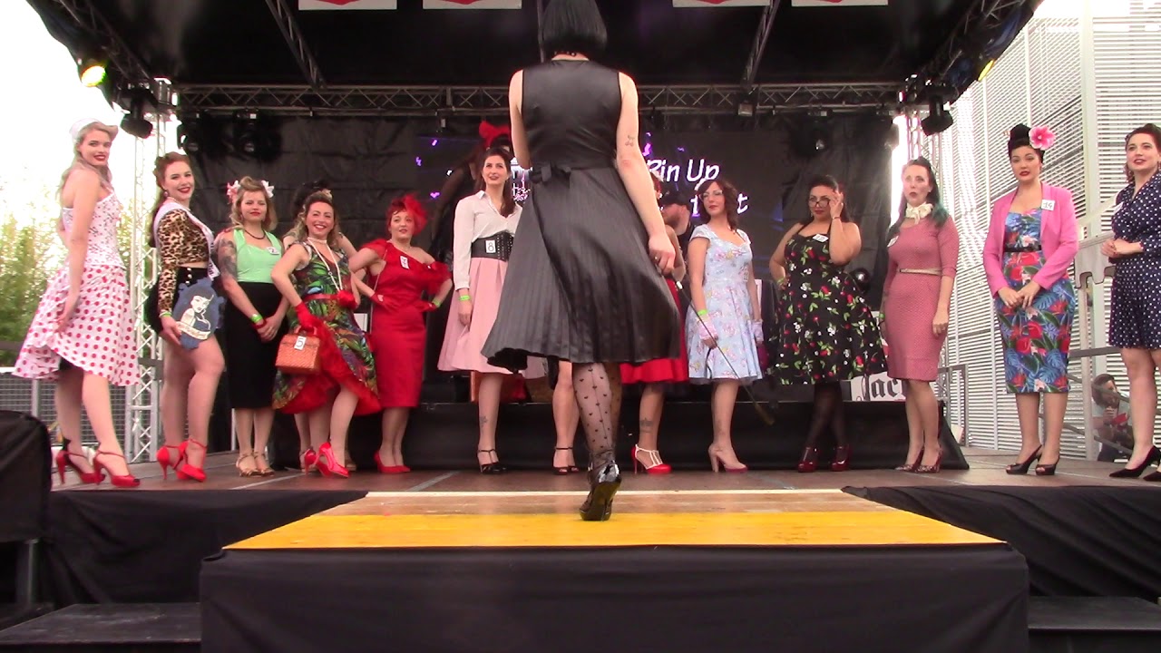 Miss Pin Up 2019,uscita finale e premiazione miss pin up -Treviso tattoo convention 2019