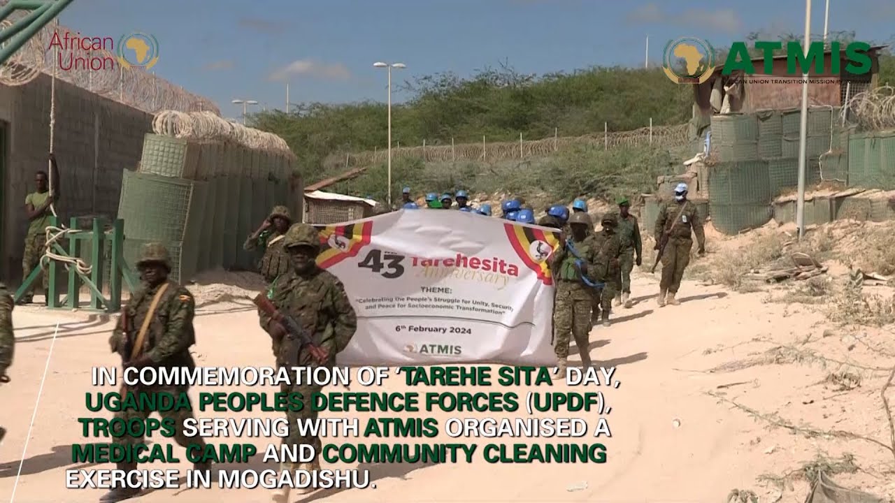Ugandan Peacekeeping troops in Somalia mark 'Tarehe Sita'