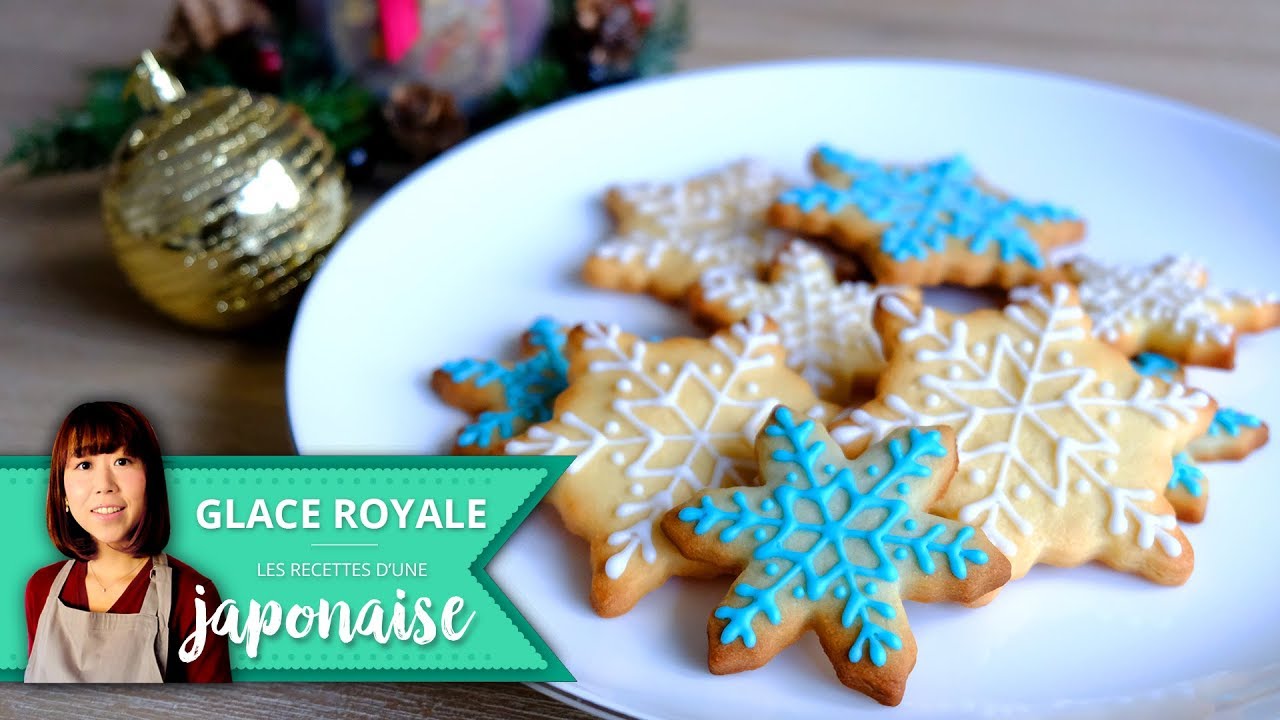 Recette Sablé Glace Royale | Les Recettes d'une Japonaise | Biscuit Dessert de Noël