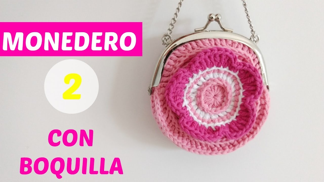 Monedero para boquilla, tejido a crochet