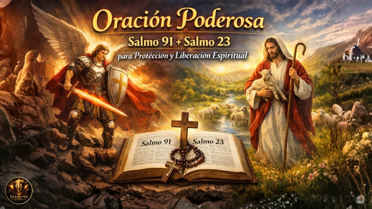 🔥 Oración Poderosa — Salmo 91 + Salmo 23 para Protección y Libertación Espiritual (HOY)