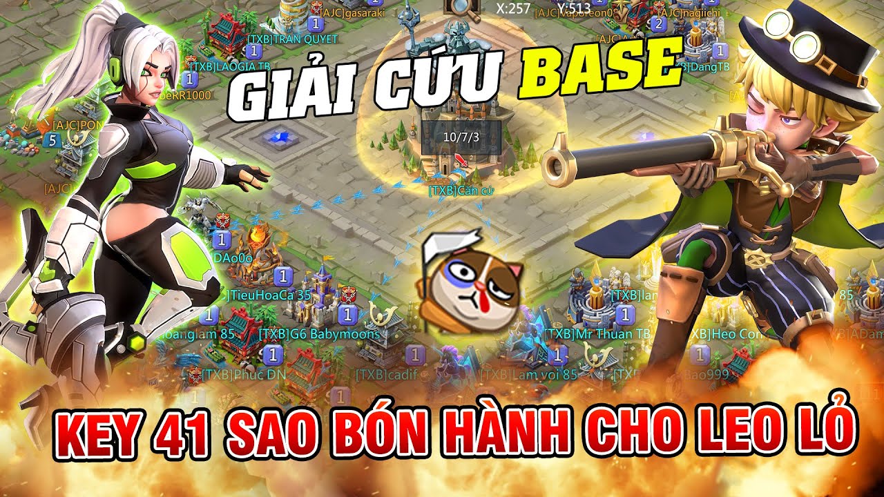 Đi Giải Cứu Base – LEO SLAYER Bị Key 41 ★ Bón Hành Ngập Mồm!