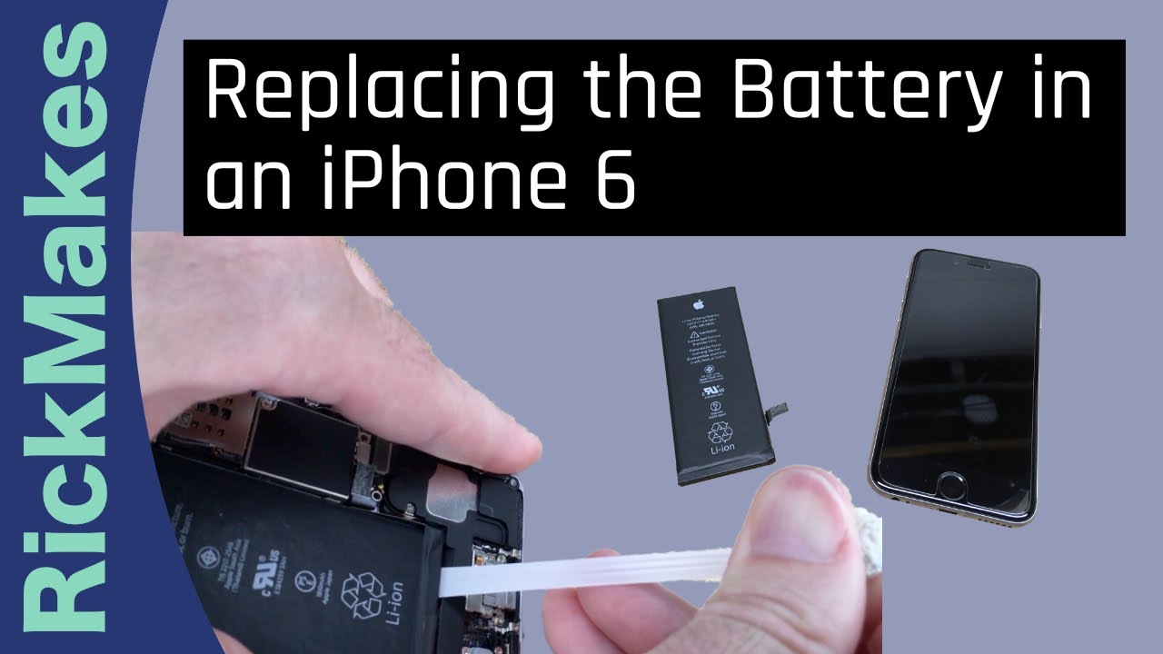 Замена аккумулятора в iPhone 6