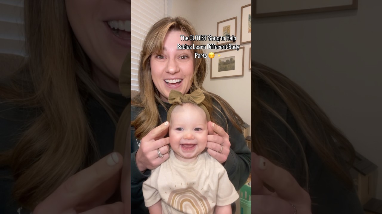 2 Little Eyes! | a Body Part Song for Babies ✨ #childrenssongs #momlife #babygirl