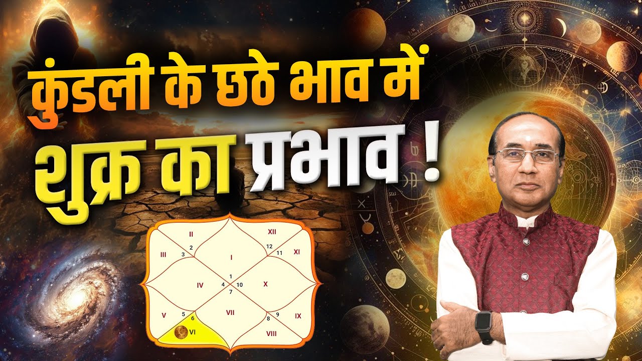 छठे भाव में शुक्र ग्रह के प्रभाव | Shukra in Sixth House | Venus in 6th House Good or Bad?