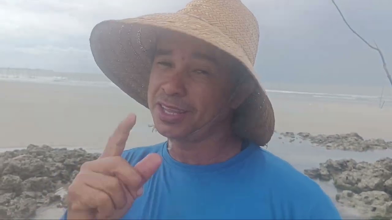 Fazendo cozidão com água do mar 