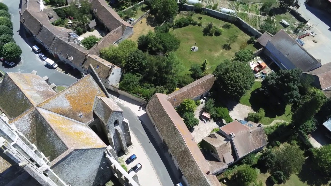 Survol de Larchant sud Seine et Marne juillet 2020