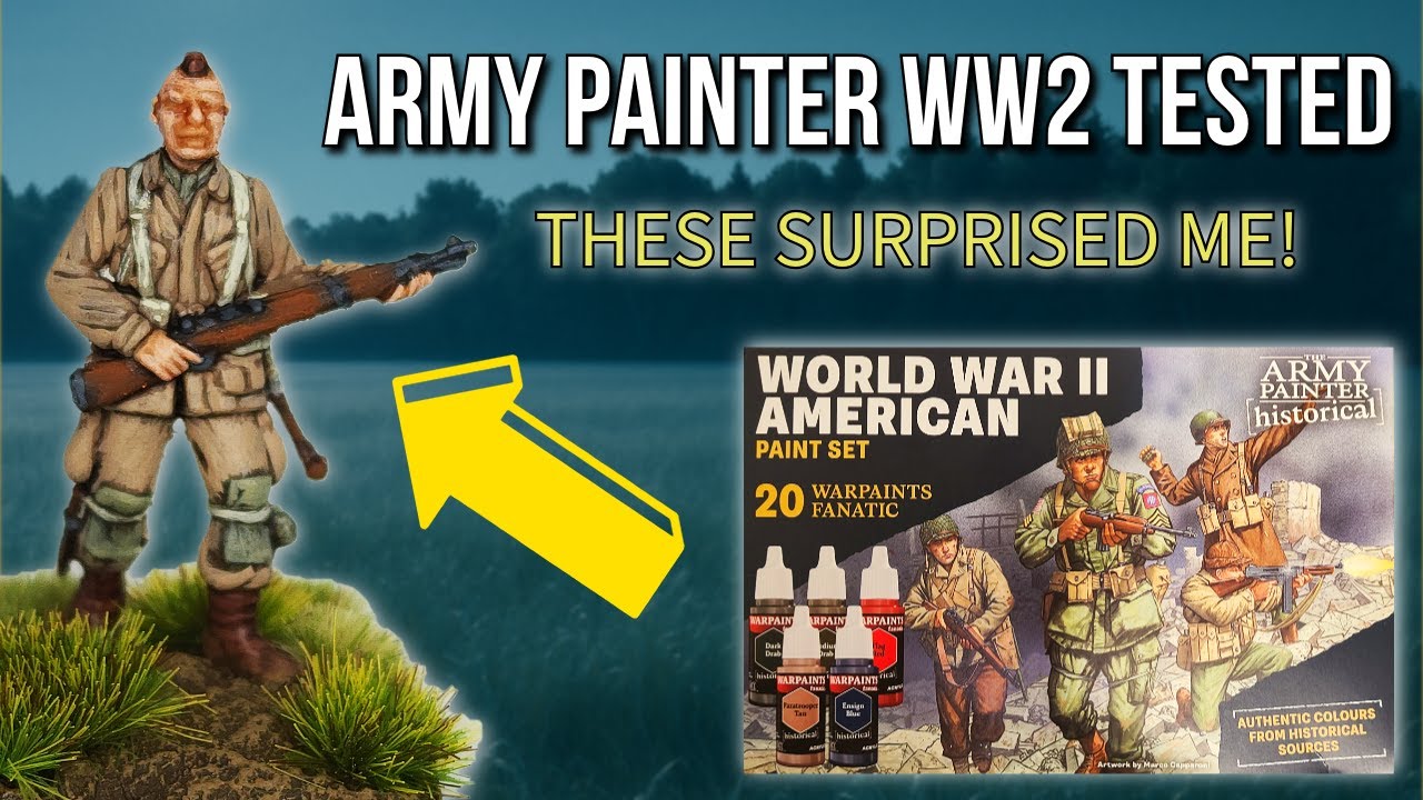 New Army Painter WWII US Set Review & Tutorial – Worth It? | Toy Soldiers | 1/72 Italeri