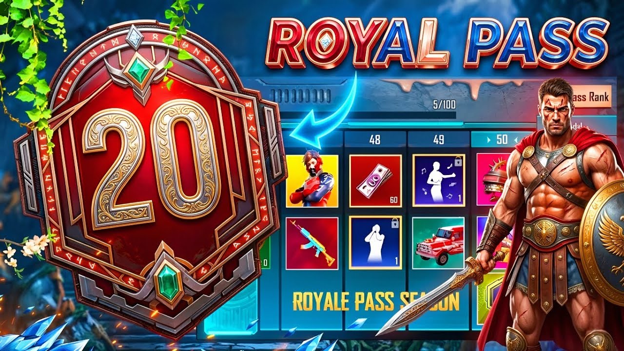 A20 𝗥𝗢𝗬𝗔𝗟 𝗣𝗔𝗦𝗦 😱 1 To 100 RP / A20 Royal Pass Leaks ( BGMI A20 Royal Pass )