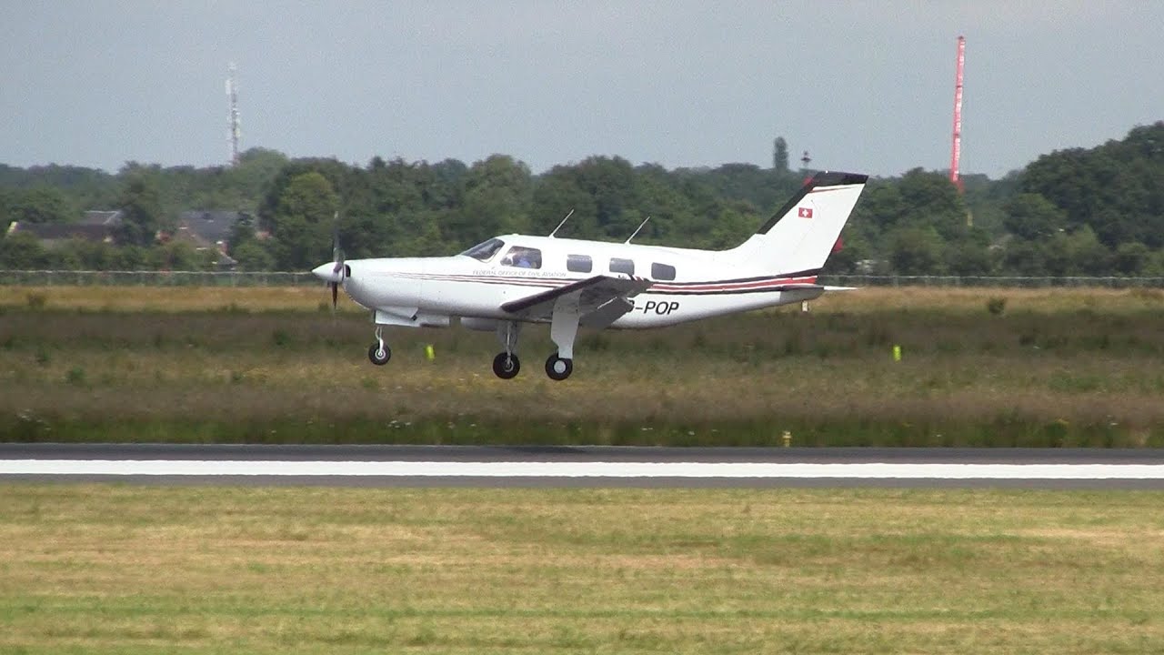 Piper PA-46 Malibu Mirage ► Landing & Takeoff ✈ Groningen Airport Eelde