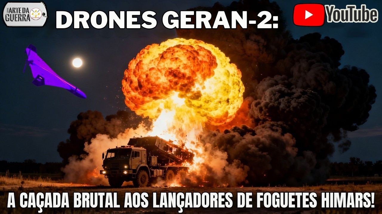 Fim do Game Changer: Drones GERAN Caçam HIMARS na Ucrânia!