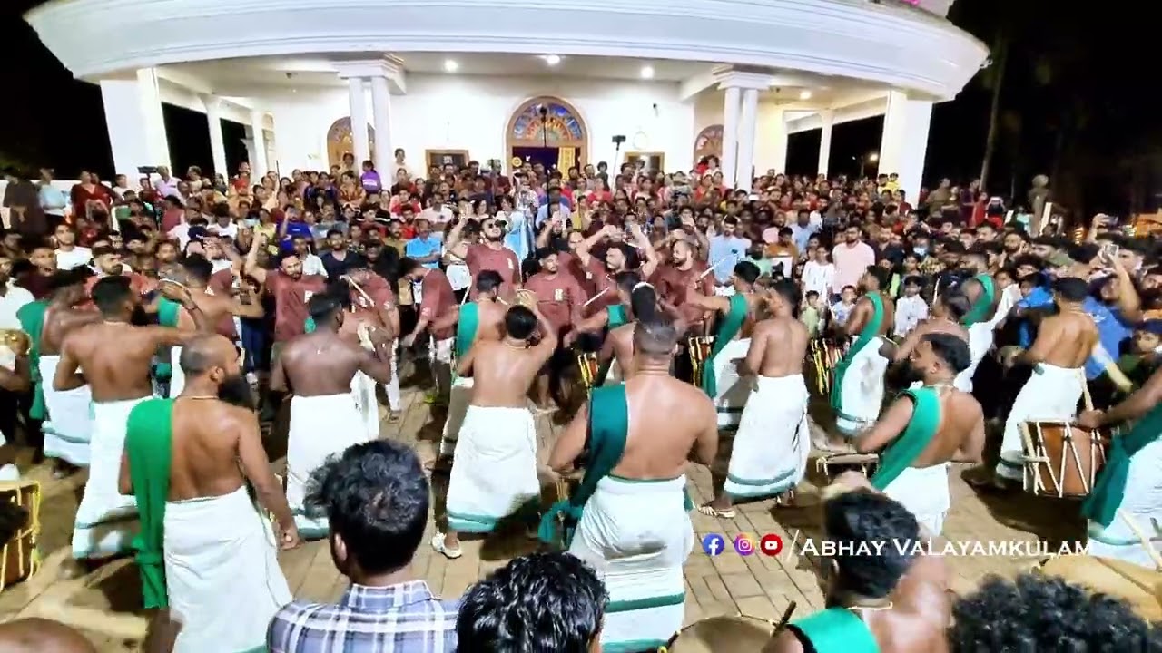 Seniors Melam At Mangad palliperunnal 2024