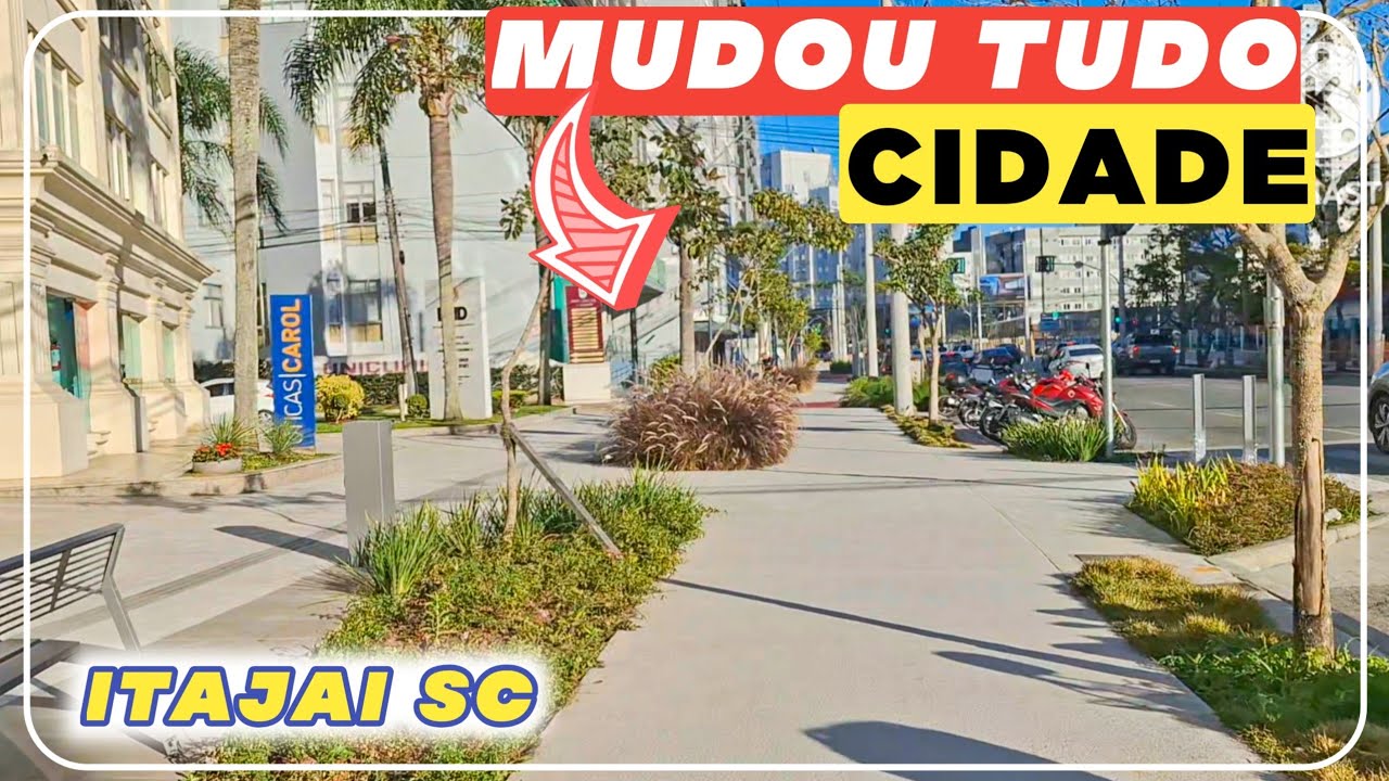 Centro de Itajai SC mudou muito..Diferente demais..