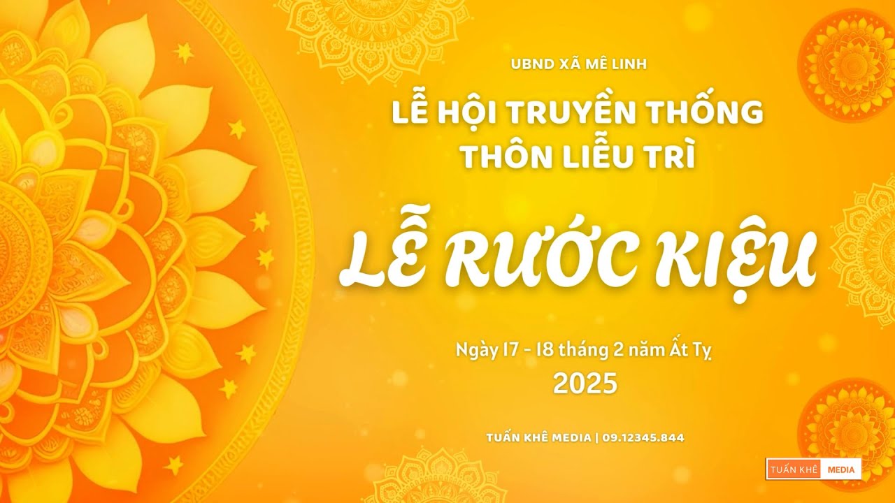 P1 - LỄ RƯỚC KIỆU HỘI LÀNG LIỄU TRÌ NĂM 2025