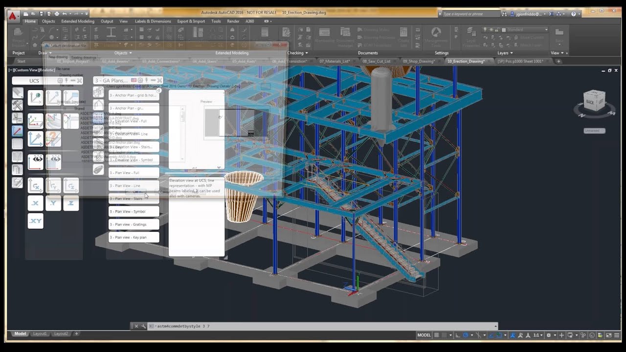 Get the Skinny On Autodesk Advance Steel: Shop Drawing Creation