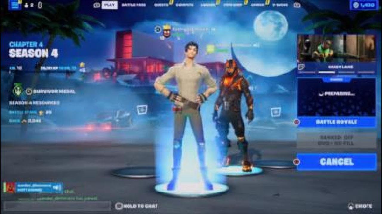 Fortnite nieuw seizoen met Sander