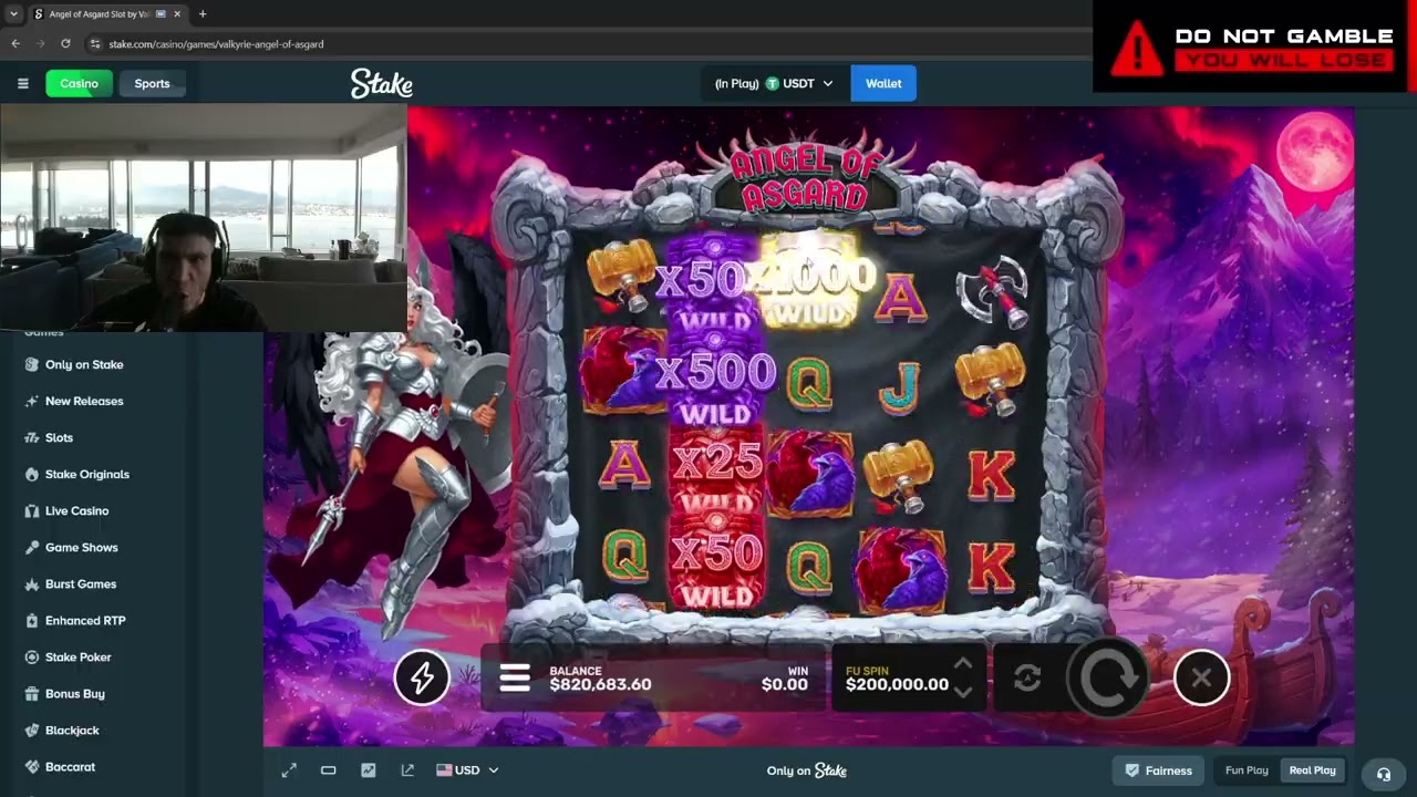 Trainwreckstv's $200K Win on Angel of Asgard! ⚔️💰
