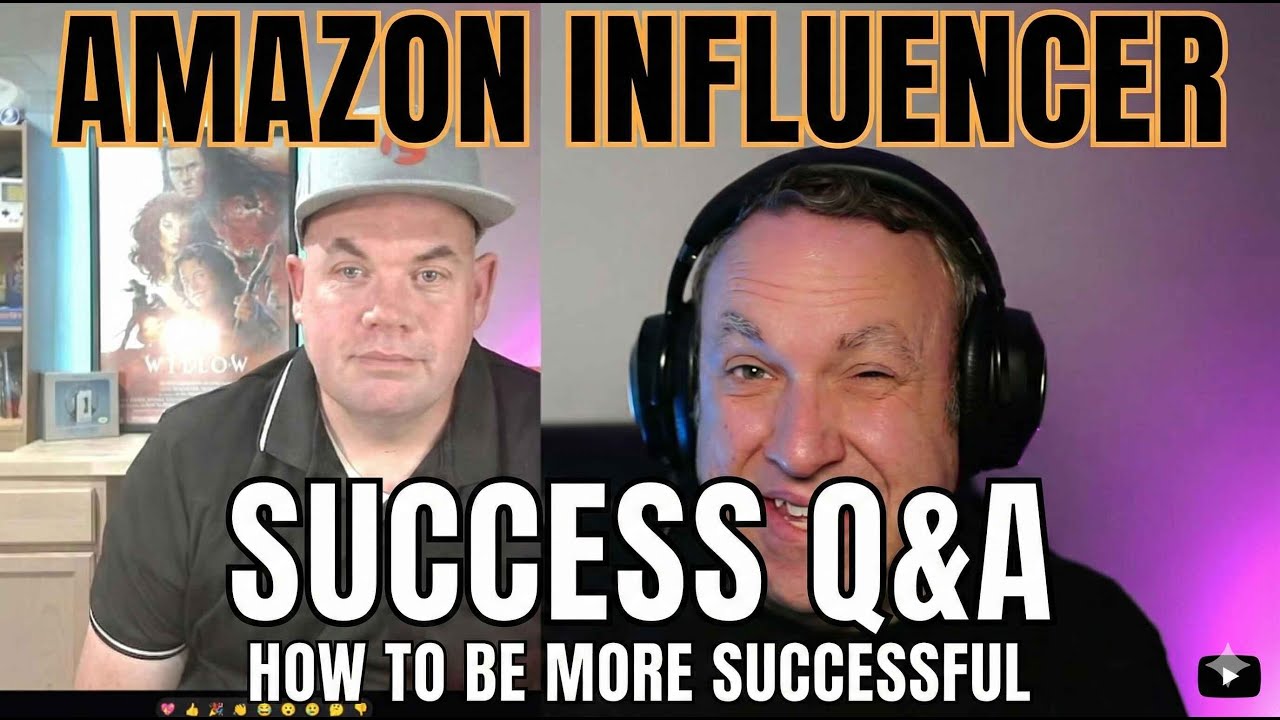 Answering questions about how to be more successful in the Amazon Influencer Program + black Friday