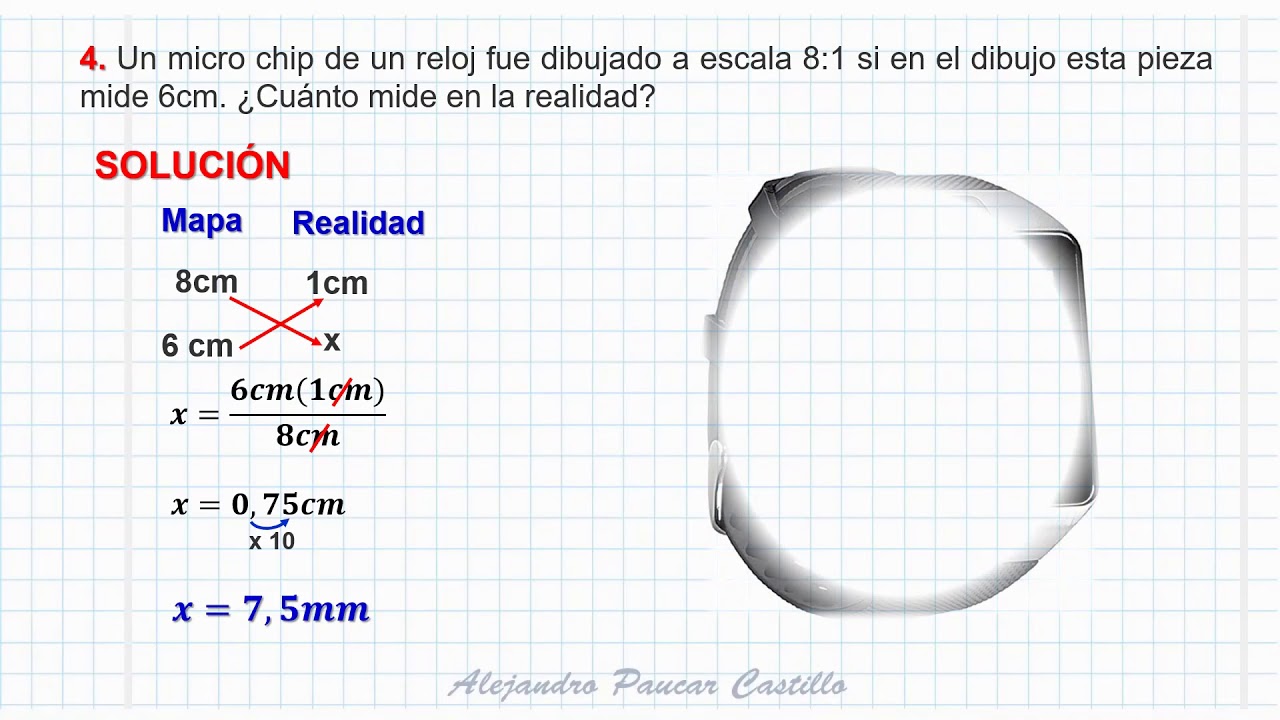 MAPAS Y ESCALAS 10 PROBLEMAS RESUELTOS