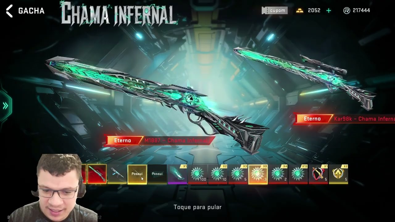 Pegando a Kar98 Chama Infernal 🔥😈