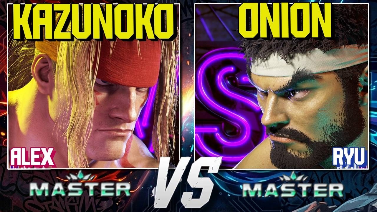 ALEX IS FINALLY HERE! Kazunoko (Alex) vs Onion (Ryu) - Street Fighter 6 High Level Gameplay