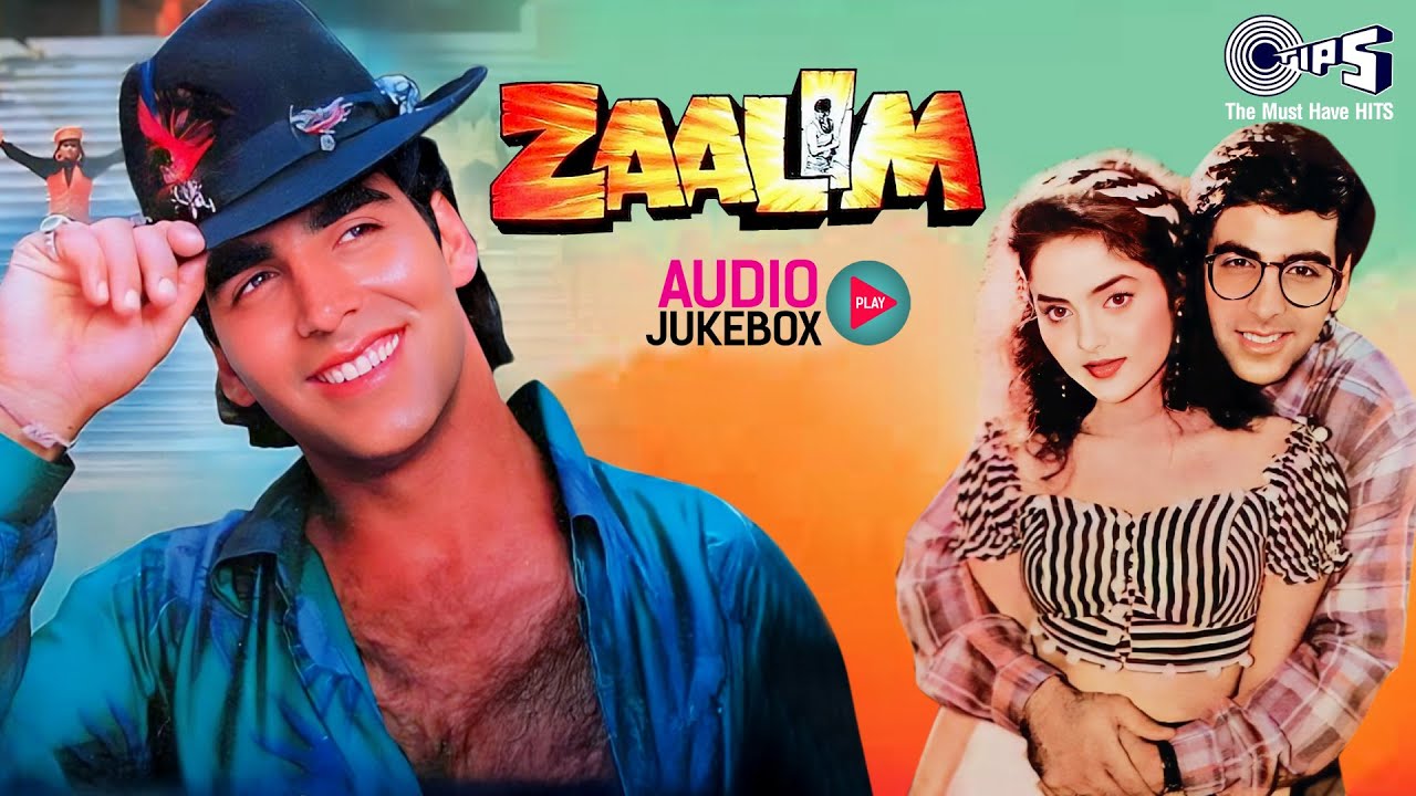 Akshay Kumar's Zaalim Movie Songs Audio Jukebox | Madhoo | Anu Malik | Mubarak Ho | 90s Hindi Songs