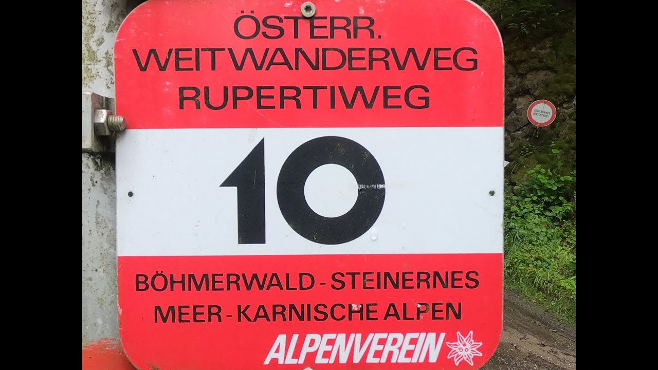 (100) 6 2020 Europa Fernwanderweg E10; Falkensteinweg von Oberkappel, Niederranna nach Aegidi