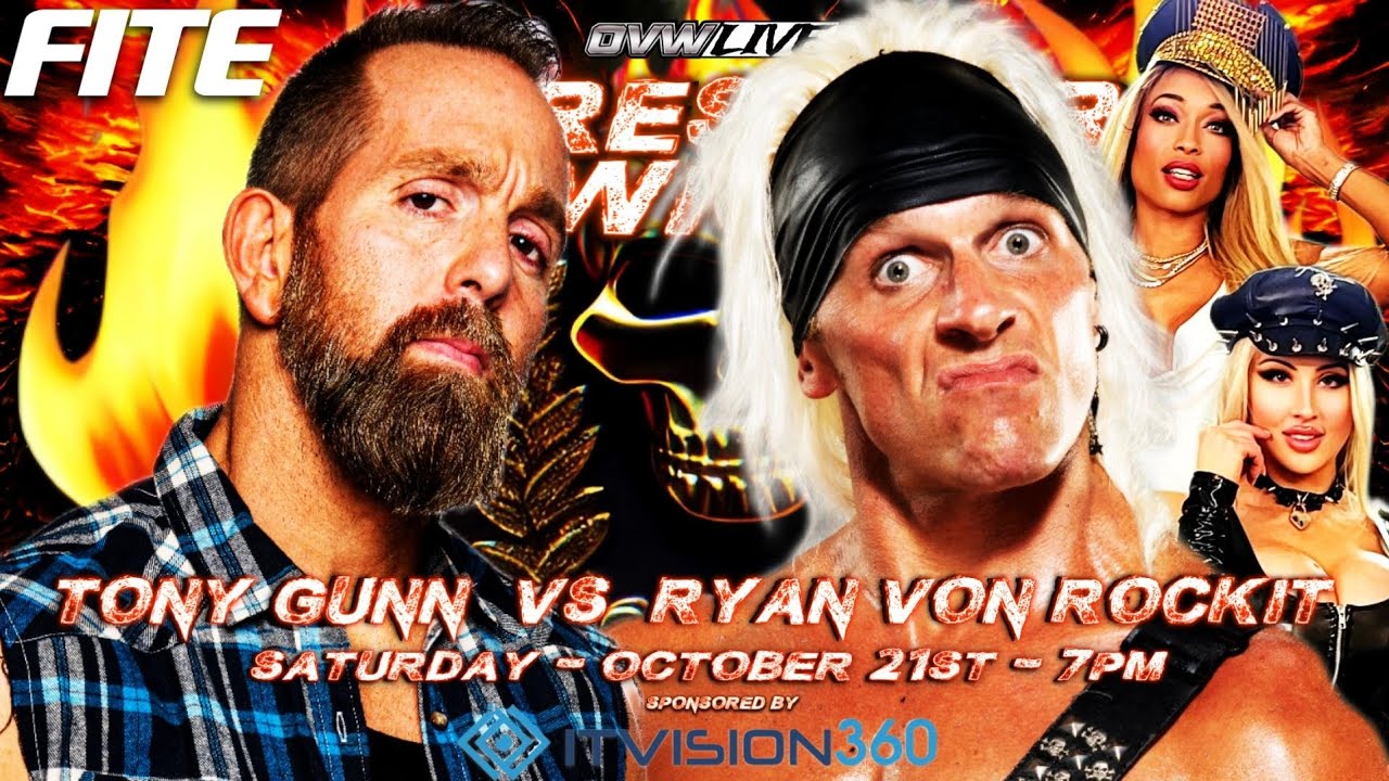 Tony Gunn v Von Rockit #1 Contender Match (OVW No Rest PPV 10.21.2023)
