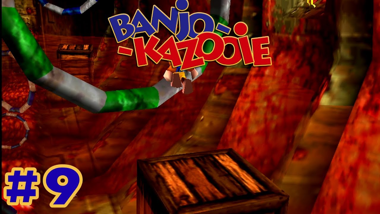 The Belly of the Beast Swimming Through Hoops (Banjo Kazooie Blind Playthrough #9)