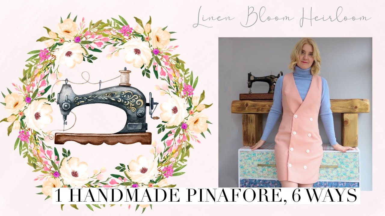 1 handmade pinafore dress, worn 6 ways - a really versatile sewing pattern