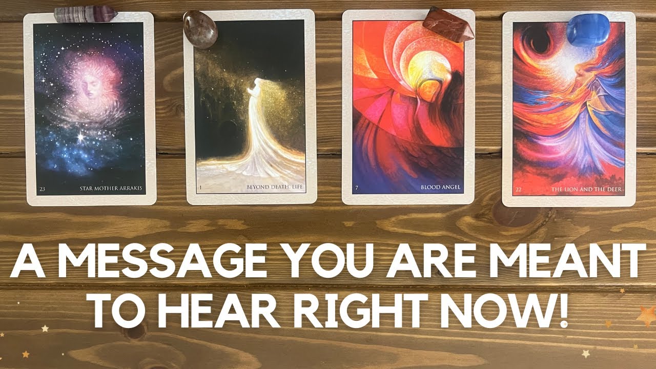 A Message you are meant to hear right now