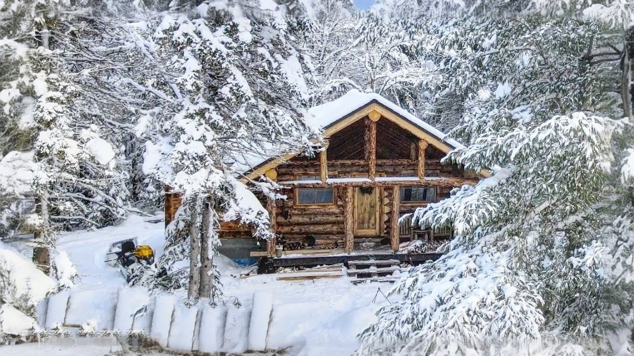 Snowfall Silence: A Slow Winter in the Off-Grid Wilderness
