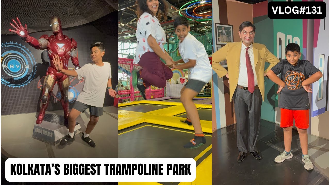 Kolkata's First Trampoline Park I Jus Jumpin I The PoPCorn Family