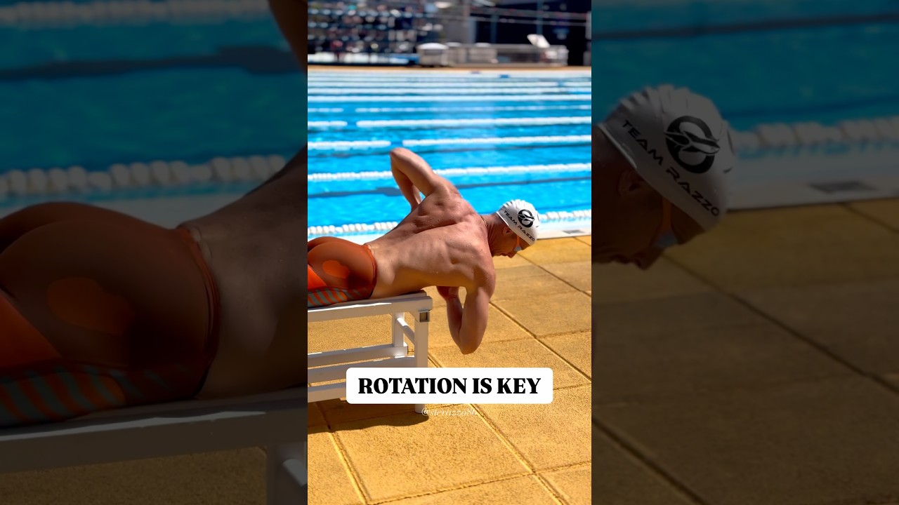 Torso rotation is key for an effective #freestyle “recovery phase” 🙌🏻