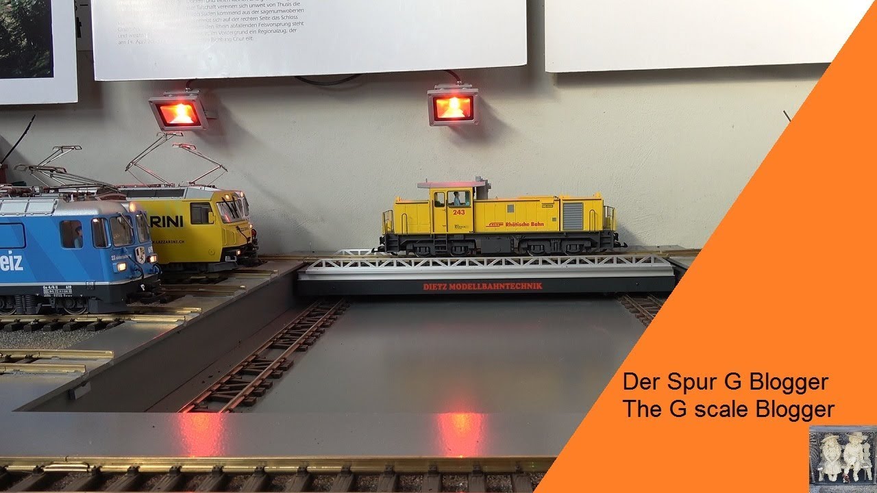 RhB LGB Showanlage im Bahnpark Augsburg (Deutschland) - Teil 1