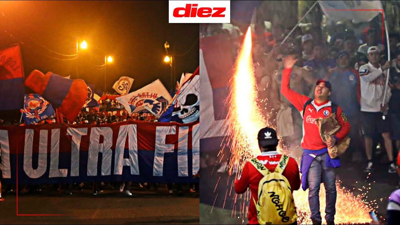 La increíble llegada de la Ultra Fiel al Estadio Chelato Uclés para el Olimpia vs Motagua