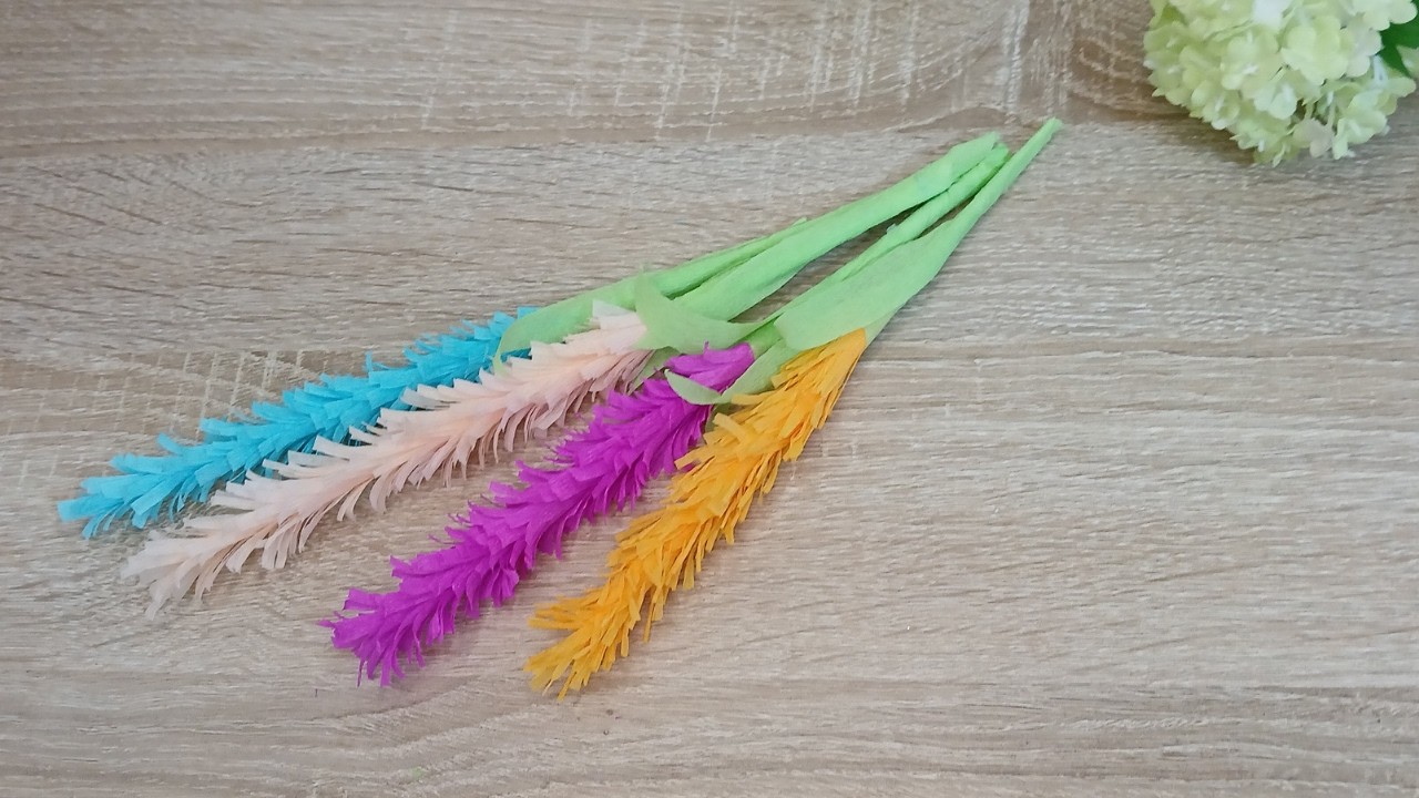 Simple craft -  How to make easy paper flowers / Paper craft / DYI home decor
