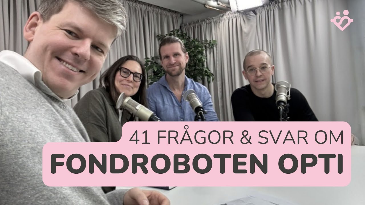 414. Lär känna fondroboten Opti | Med Jonas Hombert & Niklas Laninge