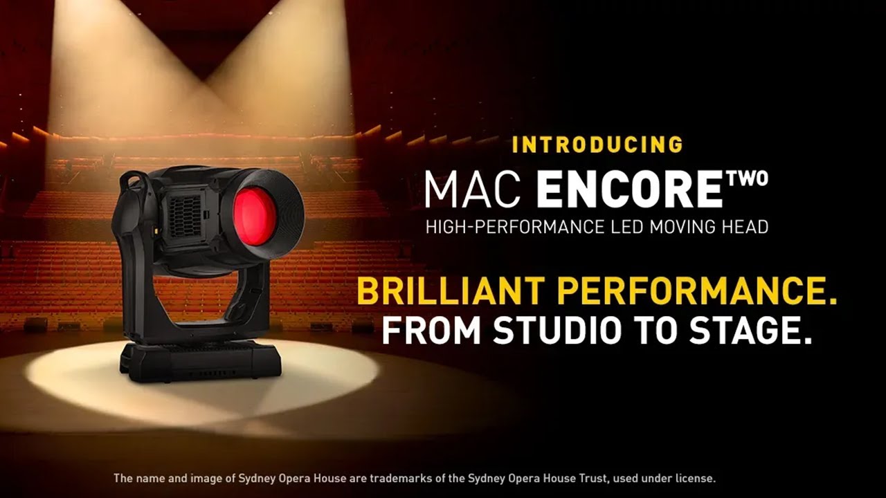 Martin MAC Encore Two Product Overview | High-Performance LED Moving Head for Stage & Event Lighting