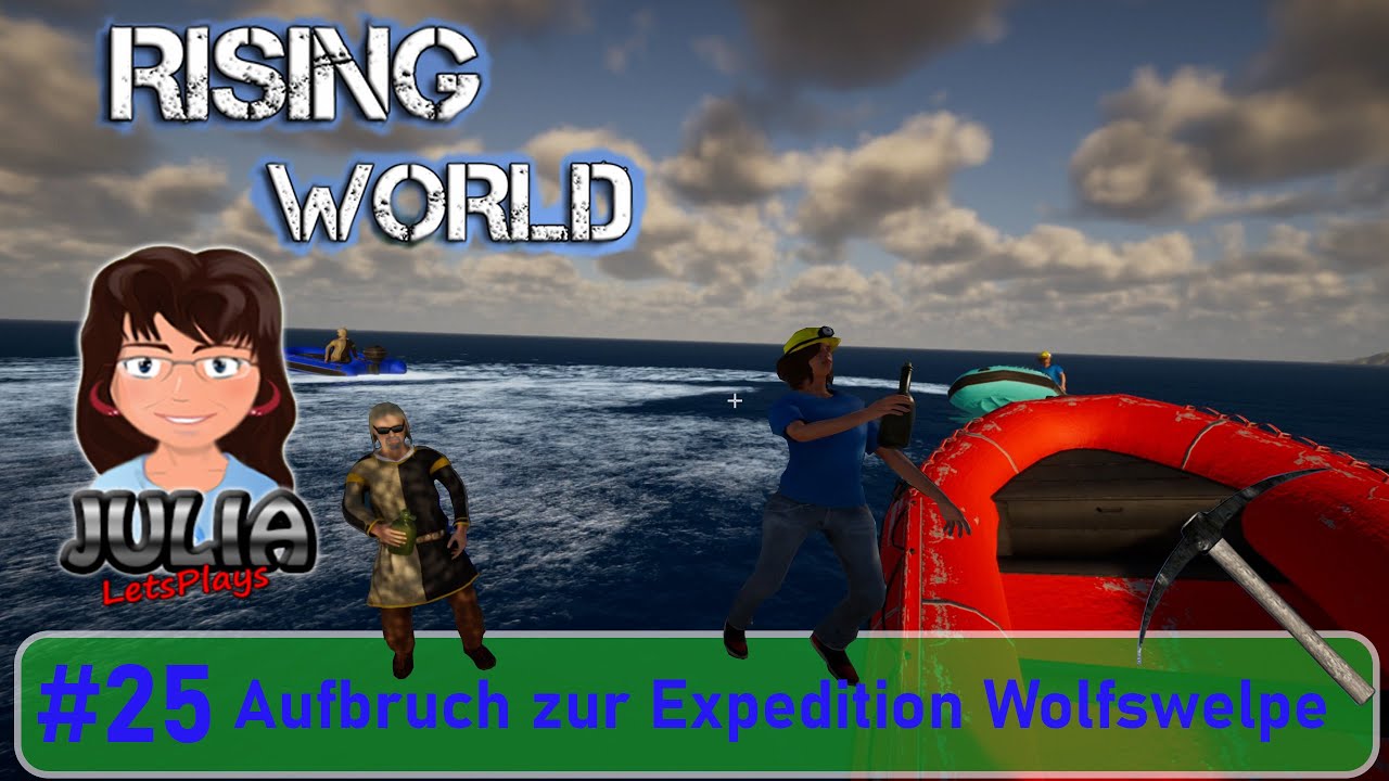 Aufbruch zur Expedition Wolfswelpe - Rising World auf dem Server #deutsch #025